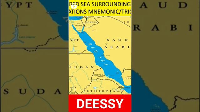 surrounding country of red sea #facts #map #worldmap #geography #history #knowledge_booster