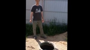 Септик из бетонных колец + фильтрующий колодец. Часть 2. Результат