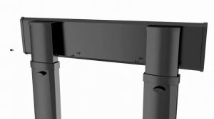 ONKRON стойка для телевизора с кронштейном 50"-82" мобильная, чёрная TS2771