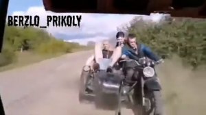 Прикол буксир мотоцикла
