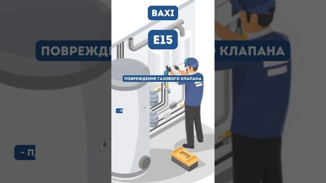 Ошибка E15 #shortvideo #baxi