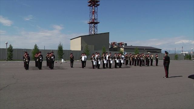 Оркестр суворовцев Московского военно-музыкального училища им. В. М. Халилова. Фанфары в Центре Азии