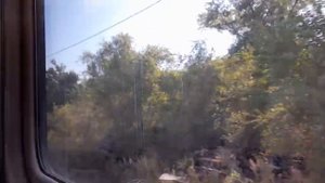 Отправление поезда 465 Астрахань-Имеретинский Курорт со ст.Волгодонская.