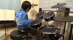 The Cranberries  - Dreams /Drum Cover by 6 year old boy