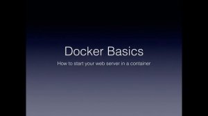 [Docker Basics] - Let's get practical