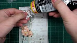 Скрапбукинг. МК открытка.