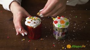 Простой способ приготовить и задеркорировать пасхальный кулич