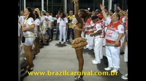 Graceful Brazilian Mulata Claudinha Samba Dancer Salgueiro 2012