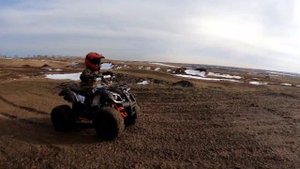 ГРЯЗЕМЕС на мотокросс трассе ? Квадрик Kayo mini bull