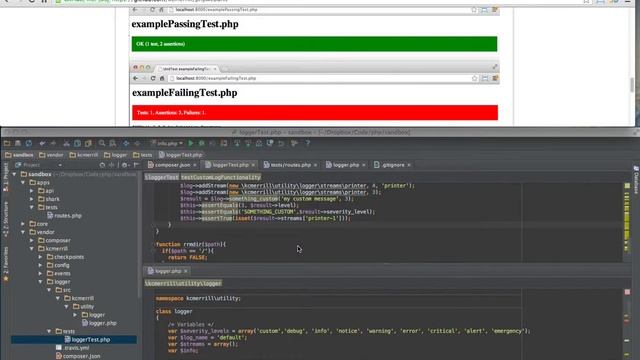 phpwebunit - unit testing in your browser using phpunit