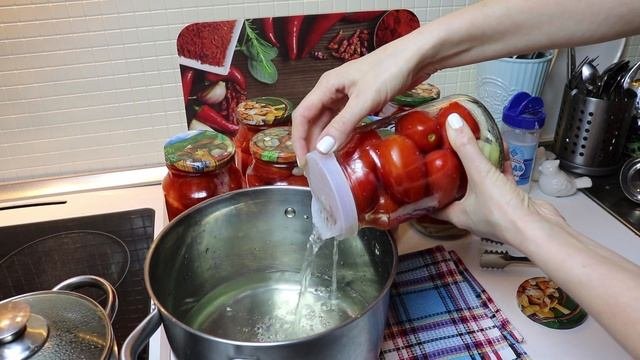 ПОЖАЛУЙ ЛУЧШИЙ РЕЦЕПТ КОНСЕРВИРОВАННЫХ ПОМИДОРОВ❤️БУДЕТЕ ВСЕГДА ТАК ДЕЛАТЬ
