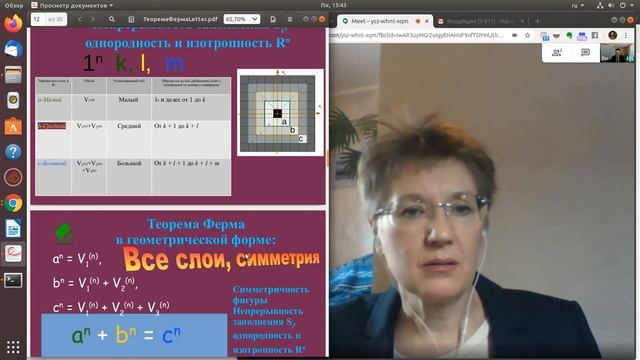 Формулировка Теоремы Ферма в геометрической форме смотреть онлайн