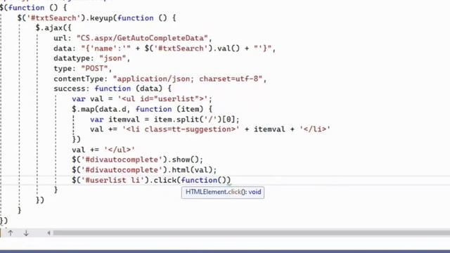 Bootstrap Autocomplete TextBox Example in Asp.net using C#code | Autocomplete Search box in Asp.Net