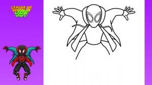 How to DRAW MILES MORALES SPIDER MAN