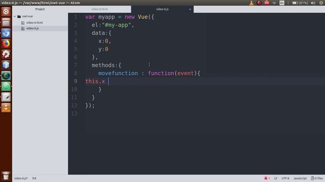 VueJs 2 Tutorial for beginners in HINDI | ENGLISH(#6) Event Handling(Mousemove, Mouseout, Mouseover