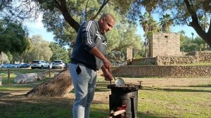Садж на костре мясо и овощи. Как приготовить садж