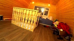 Лестничное ограждение на второй этаж своими руками !!!