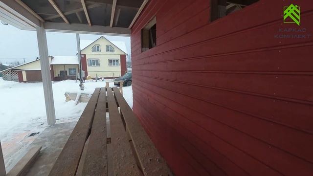 Монтаж деревянного сайдинга | Монтажа фасада UYV на каркасном доме | Детали монтажа фасадной отделк