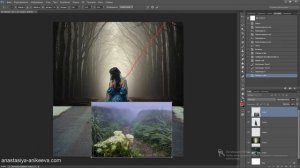 Коллаж в Photoshop Forest. Часть 2