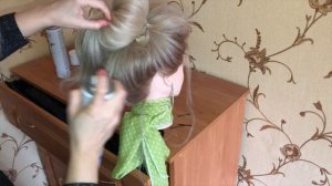 Свадебная Прическа Высокий Пучок. Вечерняя Прическа. Прическа На Выпускной. Высокий Объемный Пучок.