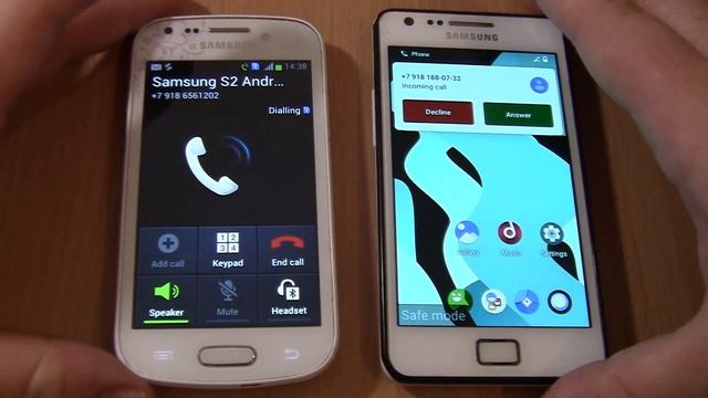 Samsung S2 android 11 Over the Horizon Incoming call &Samsung Galaxy S Duos Outgoing call смотреть онлайн