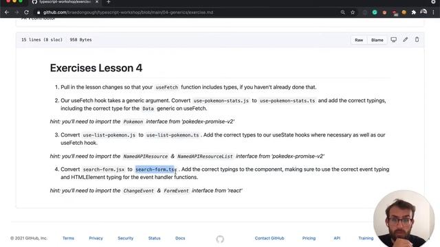 Learn Typescript For React - 04.04: Exercise смотреть онлайн