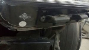 Киа Рио. Не оригинальный бампер.