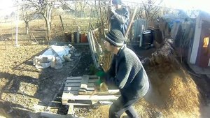 Углубили 8-ми м скважину до 9,20м (4 часть)