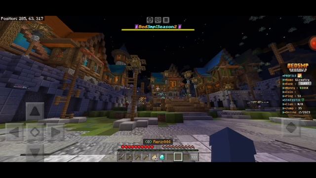SERVER MINECRAFT SURVIVAL TERBAIK DI INDONESIA||BED SMP||MCPE 1.20.40