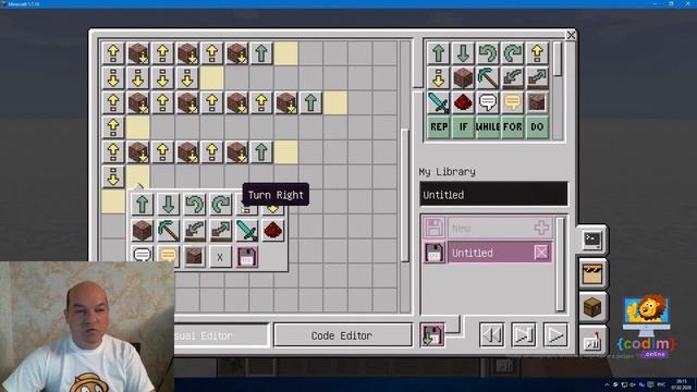 #Minecraft_программирование - урок в рамках IT-марафона для детей. Программируем сердце в Майнкрафт смотреть онлайн