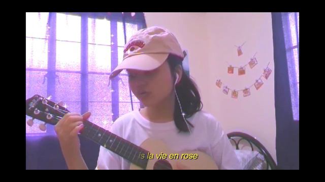 la vie en rose - english & french cover (a pov and inspired by 70's music - ukulele cover) смотреть онлайн