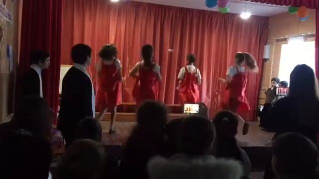 Классный танец на 8 марта "тень тень" смотреть онлайн