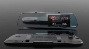 Современный видеорегистратор-зеркало Fujida Zoom Blik S WiFi с GPS базой камер