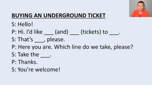 Spotlight 7 стр 12 упр 3. Покупаем билет на метро.