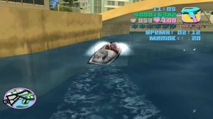GTA Vice City - Прохождение - Миссия 019 - Кубинцы - Испытание на воде (без комментариев)
