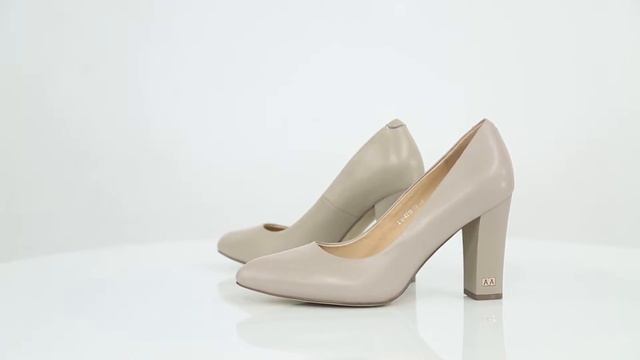 ТУФЛИ НА КАБЛУКЕ 012612, ЦВЕТ БЕЖЕВЫЙ смотреть онлайн