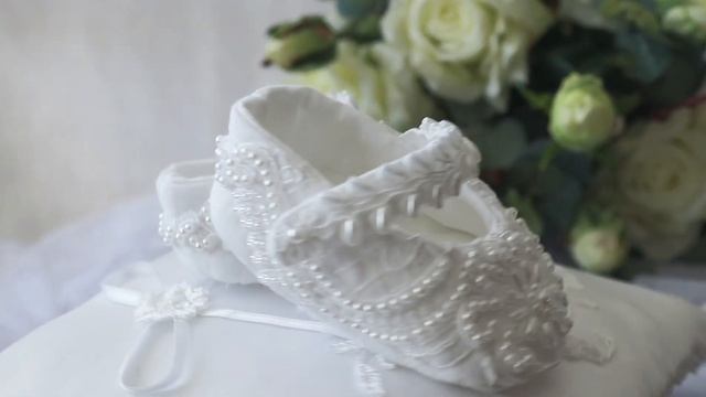 Нарядные пинетки для девочки @detskii_tekstil смотреть онлайн