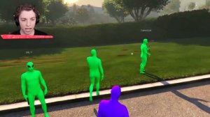 The BIGGEST GREEN VS PURPLE Battle EVER! (GTA 5 Online)