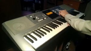 Голубые береты - Синева на синтезаторе yamaha psr E323