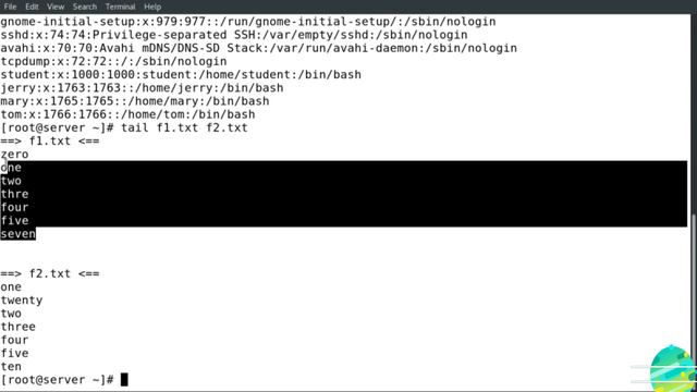 Linux Command Line Tutorial For Beginners   Head and Tail Commands