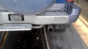 Паджеро 6G72 12 клапанов, стоковый выхлоп.