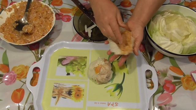 Фаршированный кочан/Капуста фаршированная / Капуста с начинкой из мяса и риса / Капуста фарширована