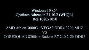 Самый дешевый Ryzen. Athlon 3000g. Тест VEGA3