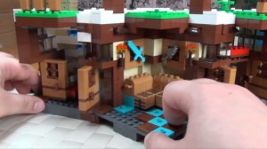 Нуб собирает ЛЕГО Майнкрафт - LEGO MINECRAFT - 21134 База на водопаде