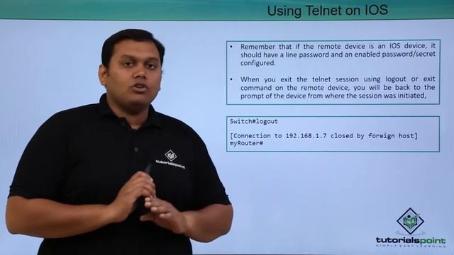 Using telnet on IOS смотреть онлайн