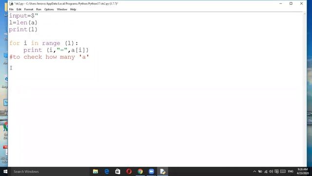String Manipulation in Python, CBSE, Class 12, Python