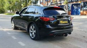 INFINITI FX37 приобрел новый выхлоп с новым звуком.