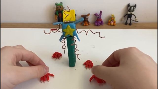 Как слепить бокси Бу из пластилина лепкалеп poppyplaytime projectplaytime