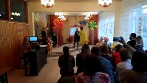 Слякоть и Холодрыга на Празднике Осени в саду