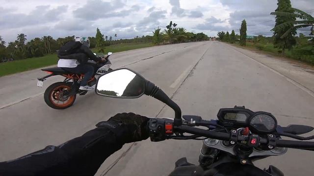 YAMAHA FZ1N FOLLOWING KTM RC 390 смотреть онлайн